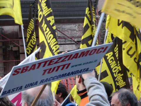9 febbraio 2008, Roma: Partecipazione manifestazione NO-VAT