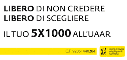 Il tuo 5x1000 all'Uaar