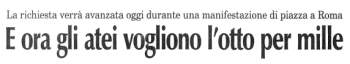 L’articolo apparso su «Libero» del 17 febbraio 2001