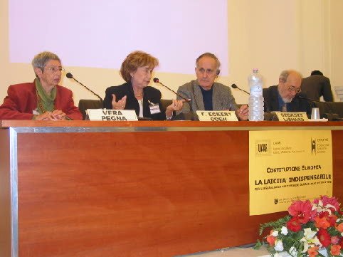 Vera Pegna, Franca Eckert Coen, Georges Liénard e Luc Devuyst