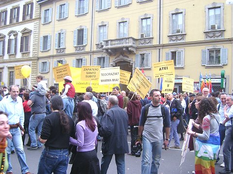 25 aprile 2006, Milano: Manifestazione per il 61° anniversario della Liberazione.