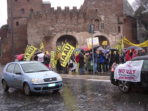 10 febbraio 2007, Roma: Partecipazione manifestazione NO-VAT