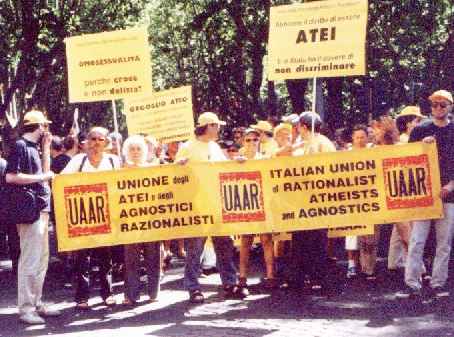 8 luglio 2000: L'UAAR al World Gay Pride 2000 di Roma