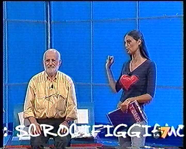 il Segretario Nazionale dell'UAAR Giorgio Villella e la conduttrice Rosita Celentano