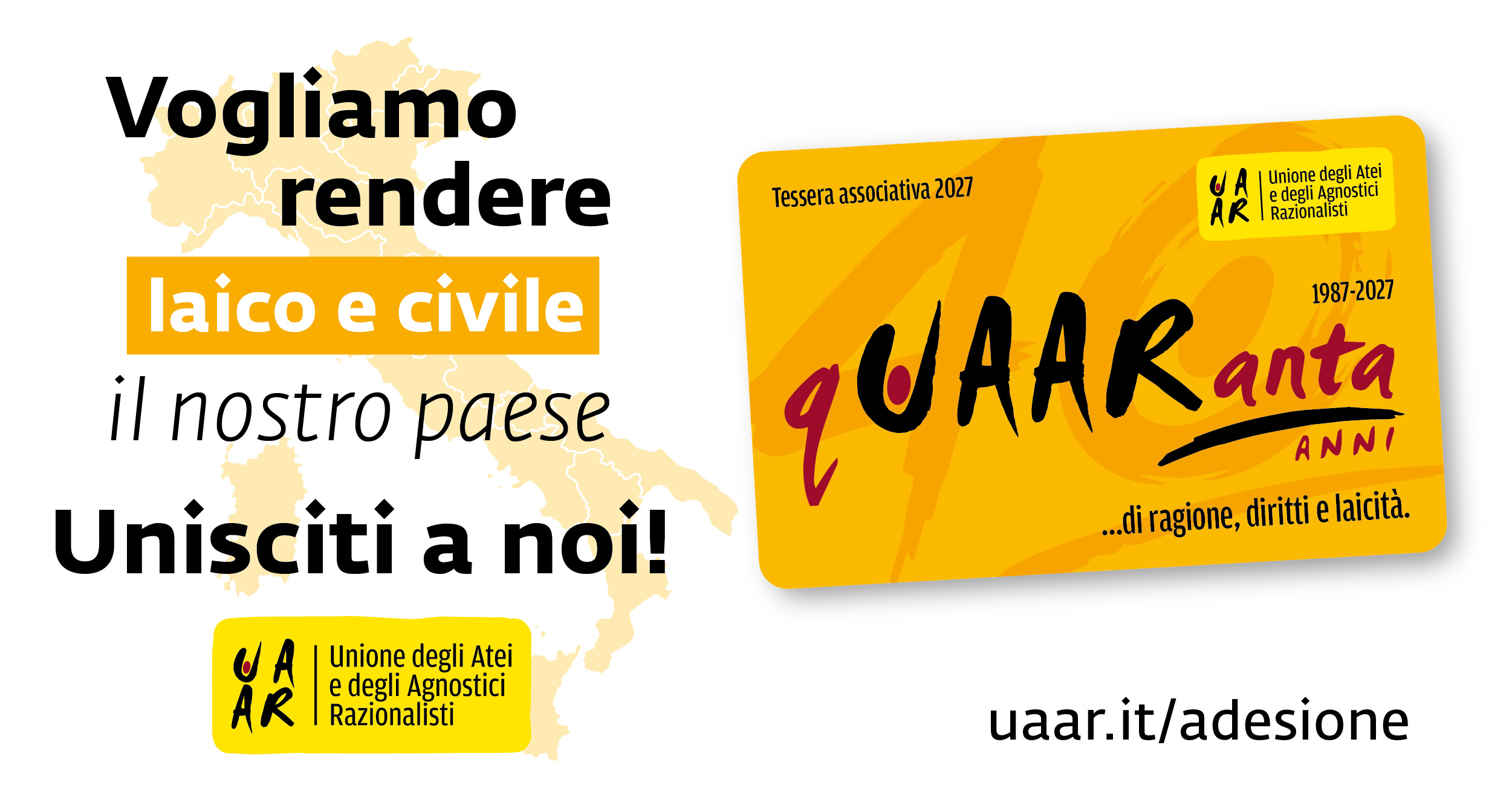 Iscrizione all’Uaar